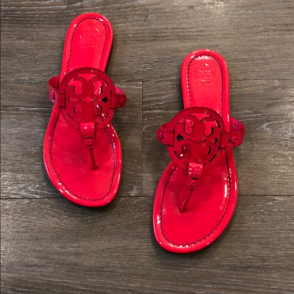 Tory Burch• RARE Fluo Fuschia Miller Sandal